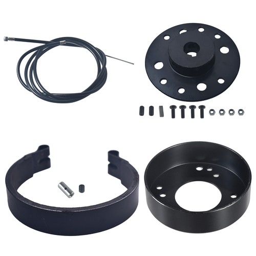 Rear drum brake - band, with